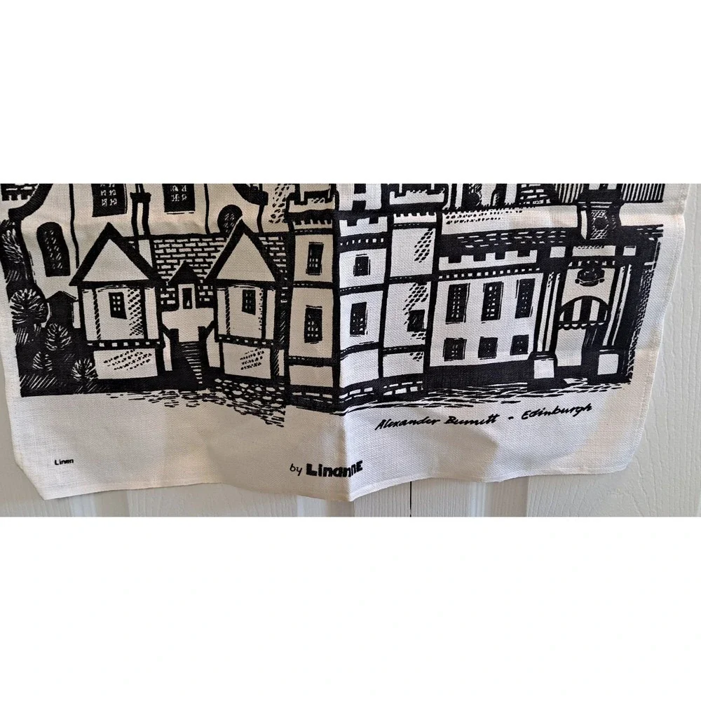Lot‎ Of 3 Tea Towels Mary Queen Of Scots/ Edinburg /Tewkesbury Abbey